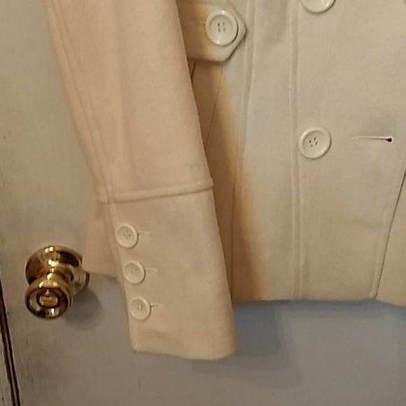 Lovely off-white wool blend Guess jacket medium - Picture 4 of 5